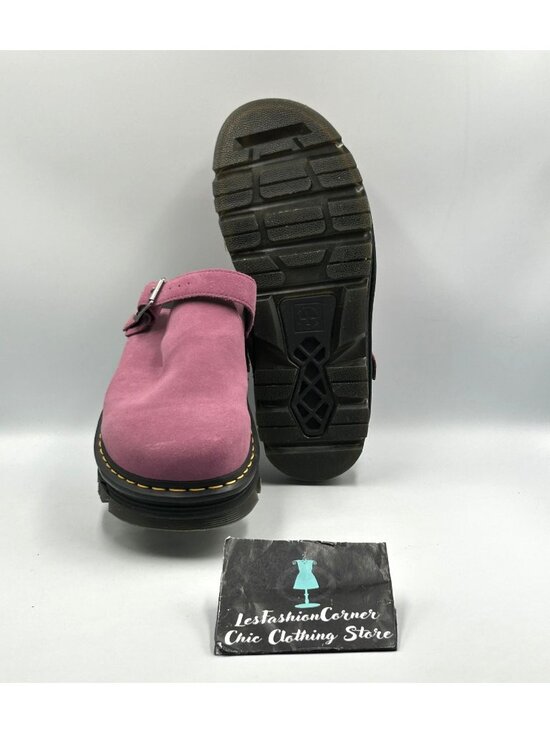 Dr. Martens Men\'s Purple Suede Leather Zebzag Mule Sandals Size 13 3567 main image 15